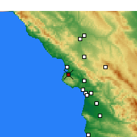 Nearby Forecast Locations - Los Osos - карта