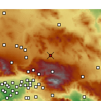Nearby Forecast Locations - Lucerne Valley - карта
