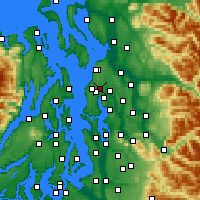 Nearby Forecast Locations - Линвуд - карта