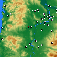 Nearby Forecast Locations - McMinnville - карта