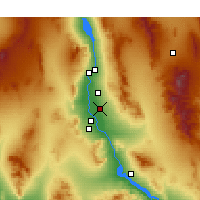 Nearby Forecast Locations - Mohave Valley - карта
