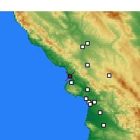 Nearby Forecast Locations - Morro Bay - карта