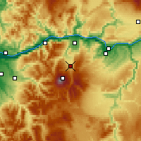 Nearby Forecast Locations - Mount Hood Parkda - карта
