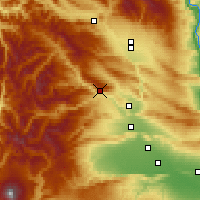 Nearby Forecast Locations - Naches - карта