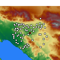Nearby Forecast Locations - Норко - карта