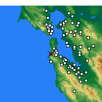 Nearby Forecast Locations - Pacifica - карта