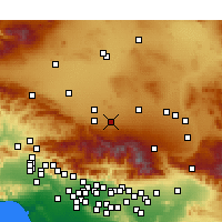 Nearby Forecast Locations - Lake Los Angeles - карта
