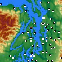 Nearby Forecast Locations - Poulsbo - карта