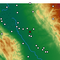 Nearby Forecast Locations - Riverbank - карта