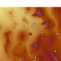 Nearby Forecast Locations - Sahuarita - карта