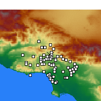 Nearby Forecast Locations - Сан-Фернандо - карта