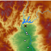 Nearby Forecast Locations - Shasta Lake - карта