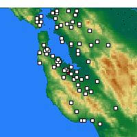 Nearby Forecast Locations - Стэнфорд - карта