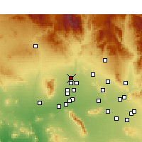 Nearby Forecast Locations - Sun City West - карта