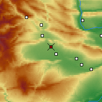 Nearby Forecast Locations - Wapato - карта