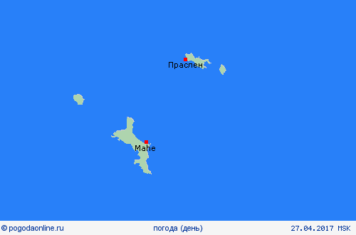 обзор Сейшельские Острова Африка пргностические карты