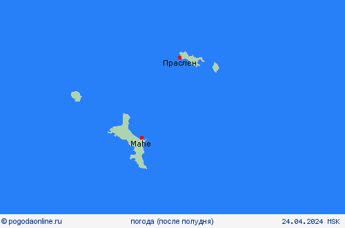 обзор Сейшельские Острова Африка пргностические карты