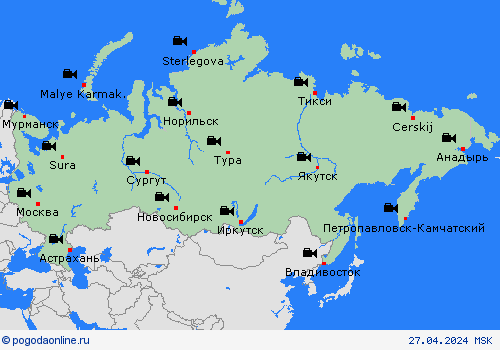 Веб-камера Россия Россия пргностические карты
