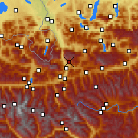 Nearby Forecast Locations - Верфенвенг - карта