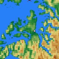 Nearby Forecast Locations - Skomvaer Fyr - карта