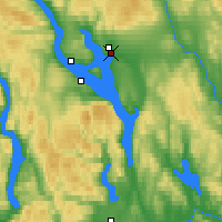 Nearby Forecast Locations - Hamar - карта
