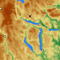 Nearby Forecast Locations - Hoydalsmo Ii - карта