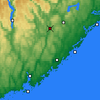 Nearby Forecast Locations - Hynnekleiv - карта