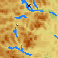 Nearby Forecast Locations - Saxnas - карта