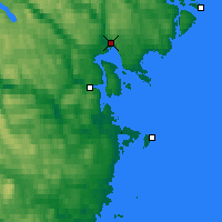 Nearby Forecast Locations - Сундсвалль - карта