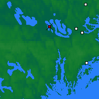 Nearby Forecast Locations - Adelsö - карта