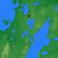 Nearby Forecast Locations - Gardsjo - карта