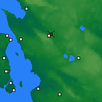 Nearby Forecast Locations - Ljungbyhed - карта