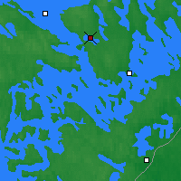 Nearby Forecast Locations - Савонлинна - карта
