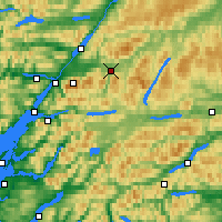 Nearby Forecast Locations - Tulloch Roy Bridge - карта