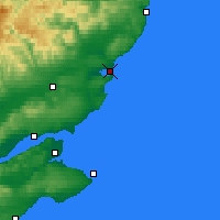 Nearby Forecast Locations - Монтроз - карта