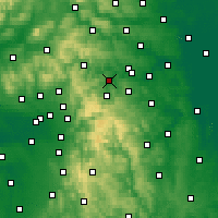 Nearby Forecast Locations - Хаддерсфилд - карта