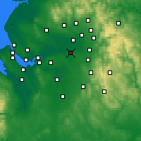 Nearby Forecast Locations - Олтрингем - карта
