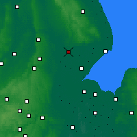 Nearby Forecast Locations - Линкольншир - карта