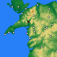 Nearby Forecast Locations - Портмадог - карта