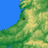 Nearby Forecast Locations - Аберистуит - карта