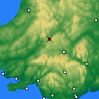 Nearby Forecast Locations - Кембрийские горы - карта