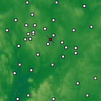 Nearby Forecast Locations - Бирмингем - карта