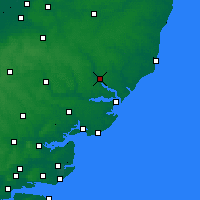 Nearby Forecast Locations - Ипсуич - карта