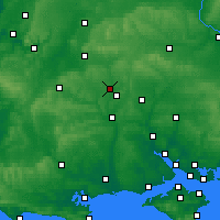Nearby Forecast Locations - Стоунхендж - карта