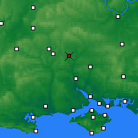 Nearby Forecast Locations - Андовер - карта