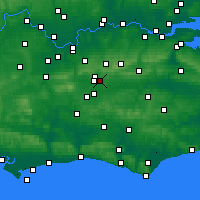 Nearby Forecast Locations - Redhill - карта