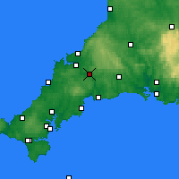 Nearby Forecast Locations - Бодмин - карта