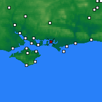 Nearby Forecast Locations - Thorney Island - карта