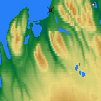 Nearby Forecast Locations - Блёндюоус - карта