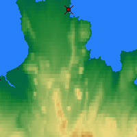 Nearby Forecast Locations - Raufarhöfn - карта